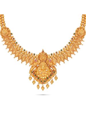 Stunning Temple Gold Necklace-hover