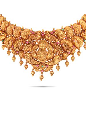 Mesmerising Temple Choker Necklace-hover