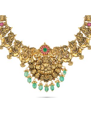 Enchanting Nagas Gold Necklace-hover