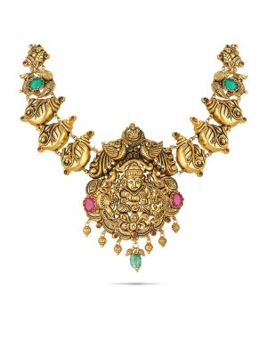 Traditional Nagas Temple Necklace-hover