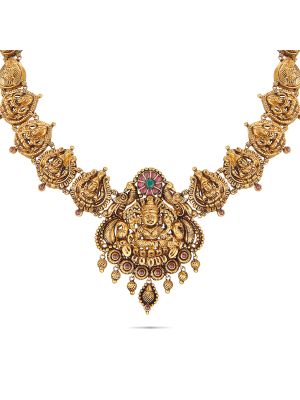 Enchanting Antique Gold Necklace-hover