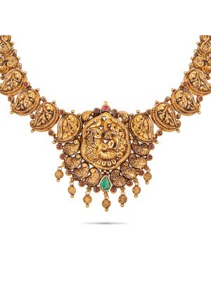 Mesmerising Gold Necklace-hover