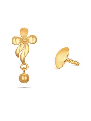 Elegant Floral Gold Earring-hover