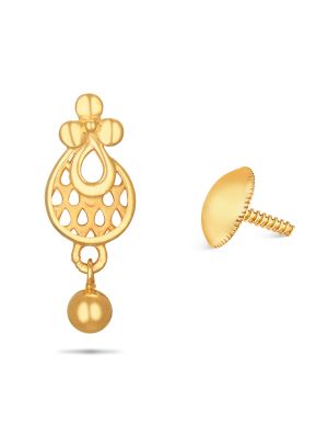 Flower Gold Earring-hover