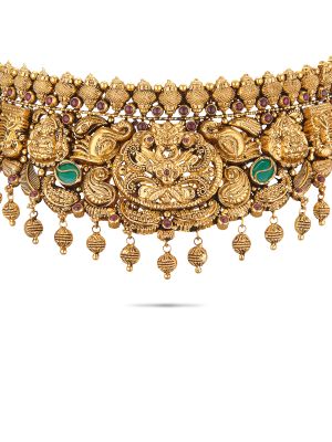 Exciting Nagas Antique Choker Necklace-hover