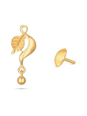 Elegant Leaf Earring-hover