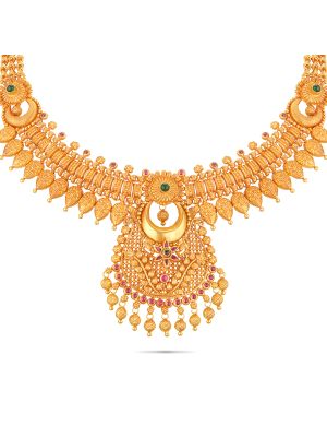 Latest Fancy Gold Necklace-hover