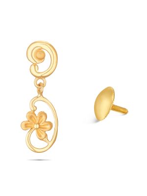 Daily Wear Gold Drop Earring-hover