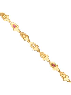 18K Yellow Gold Bracelet for Women Italian Design Sparkling Bracelet  Italian Jewelry Handmade Bracelet Great Gift for Women - Etsy