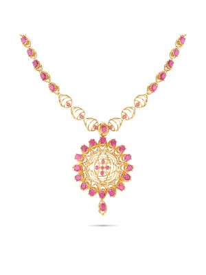 Enticing Trendy Temple Necklace-hover