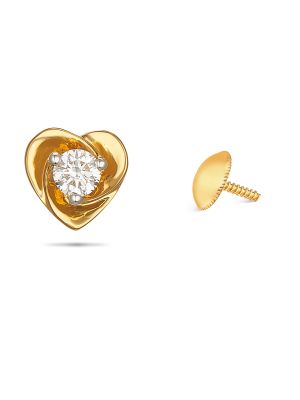 Diamond Heart Earring-hover