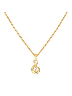 Mesmerising Gold Pendant-hover