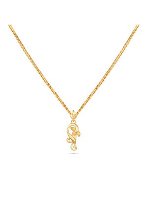 Stunning Flower Gold Pendant-hover