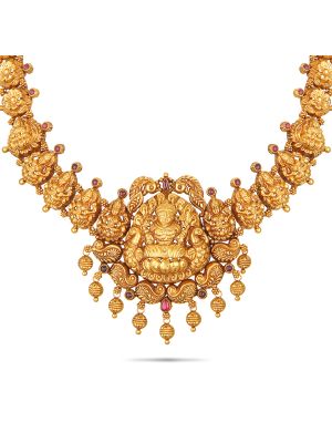 Enchanting Nagas Gold Necklace-hover