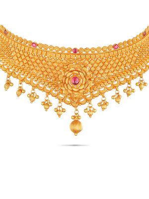 Elegant Bridal Choker Necklace-hover