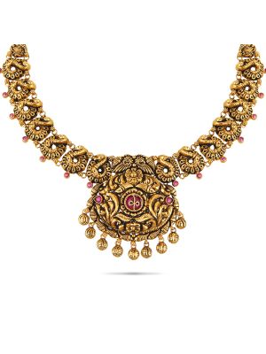 Exciting Gold Fancy Necklace-hover