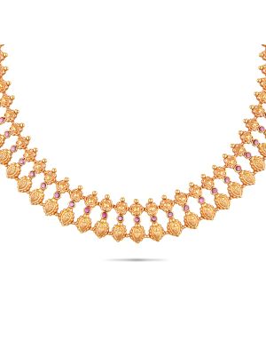 Exciting Gold Fancy Necklace-hover