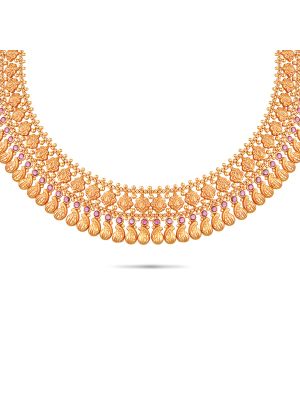 Exciting Gold Fancy Necklace-hover