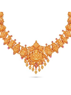 Nagas Bridal Gold Necklace-hover