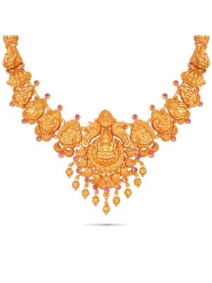 Exciting Nagas Gold Necklace-hover