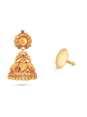 Elegant Gold Jimikki Kammal-hover