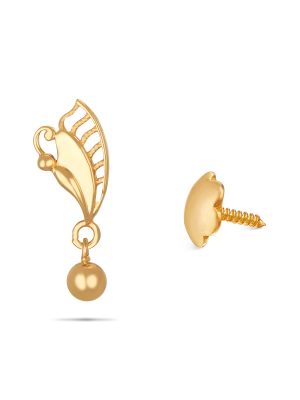 Butterfly Gold Earring-hover