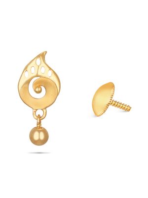 Simple And Elegant Gold Earring-hover