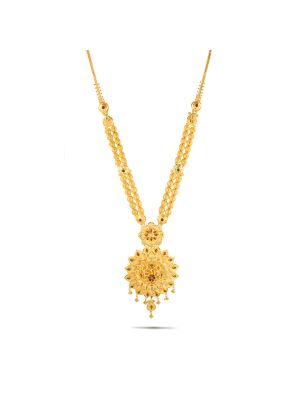 Enchanting Floral Gold Haram-hover