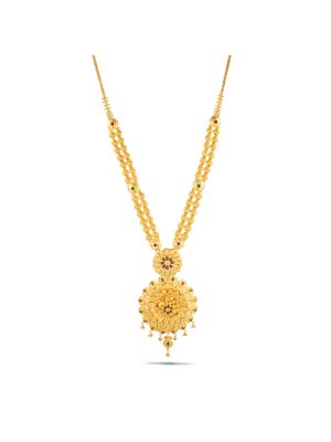 Charming Floral Gold Malai-hover