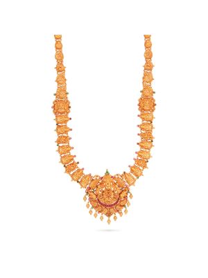 Traditional Lakshmi Gold Malai-hover