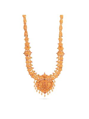 Enchanting Floral Gold Malai-hover