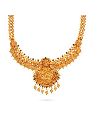 Mesmerising Gold Necklace-hover