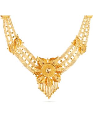 Elegant Gold Necklace-hover