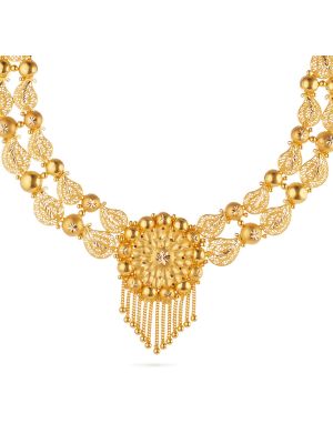 Latest Fancy Gold Necklace-hover