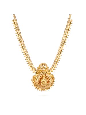 Latest Lakshmi Gold Necklace-hover