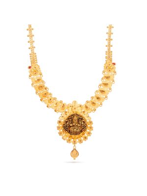 Traditional Gold Necklace-hover