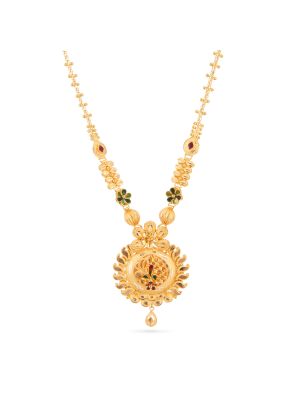 Exciting Gold Fancy Necklace-hover