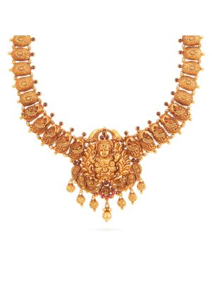 Stunning Gold Antique Necklace-hover