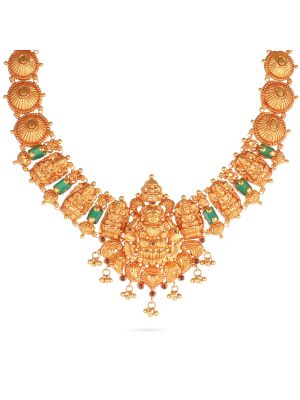 Mesmerising Gold Necklace-hover