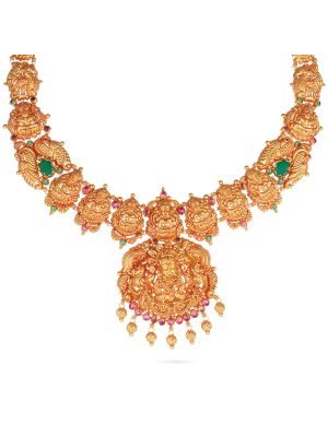 Mesmerising Gold Necklace-hover