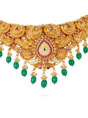 Mesmerising Temple Choker Necklace-hover