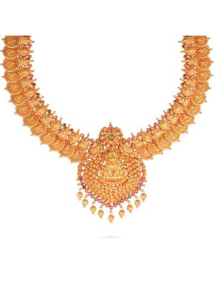 Mesmerising Gold Necklace-hover