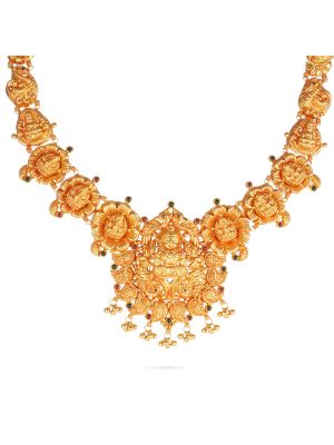 Mesmerising Gold Necklace-hover