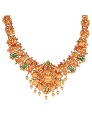 Mesmerising Gold Necklace-hover