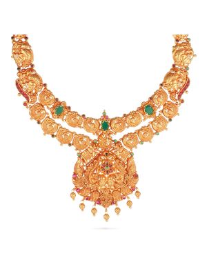 Exciting Gold Fancy Necklace-hover