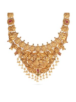 Mesmerising Peacock Necklace-hover