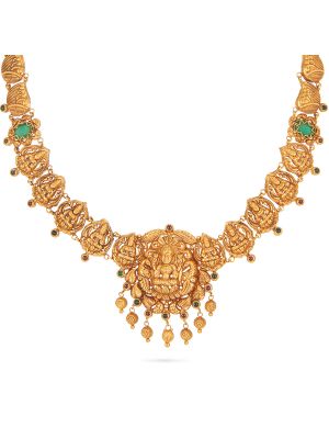 Exciting Gold Fancy Necklace-hover