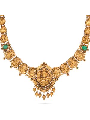 Exciting Gold Fancy Necklace-hover