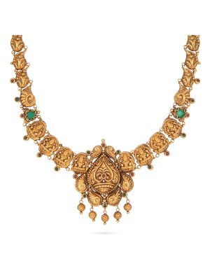 Exciting Gold Fancy Necklace-hover