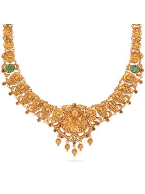 Exciting Gold Fancy Necklace-hover